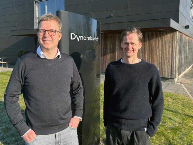 Christian Beer, CEO and co-founder, and Nicolai Pedersen, CTO and co-founder, DynamicWeb